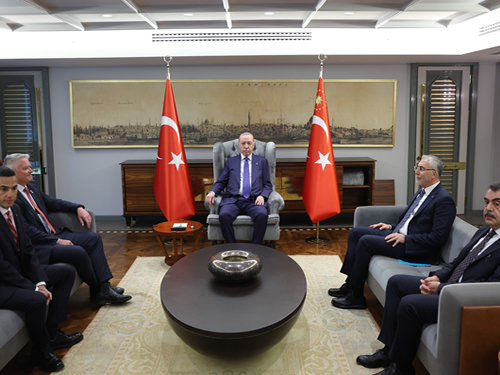 Cumhurbaşkanı Erdoğan, OECD Genel Sekreteri Mathias Cormann ile Ankara’da Bir Araya Geldi